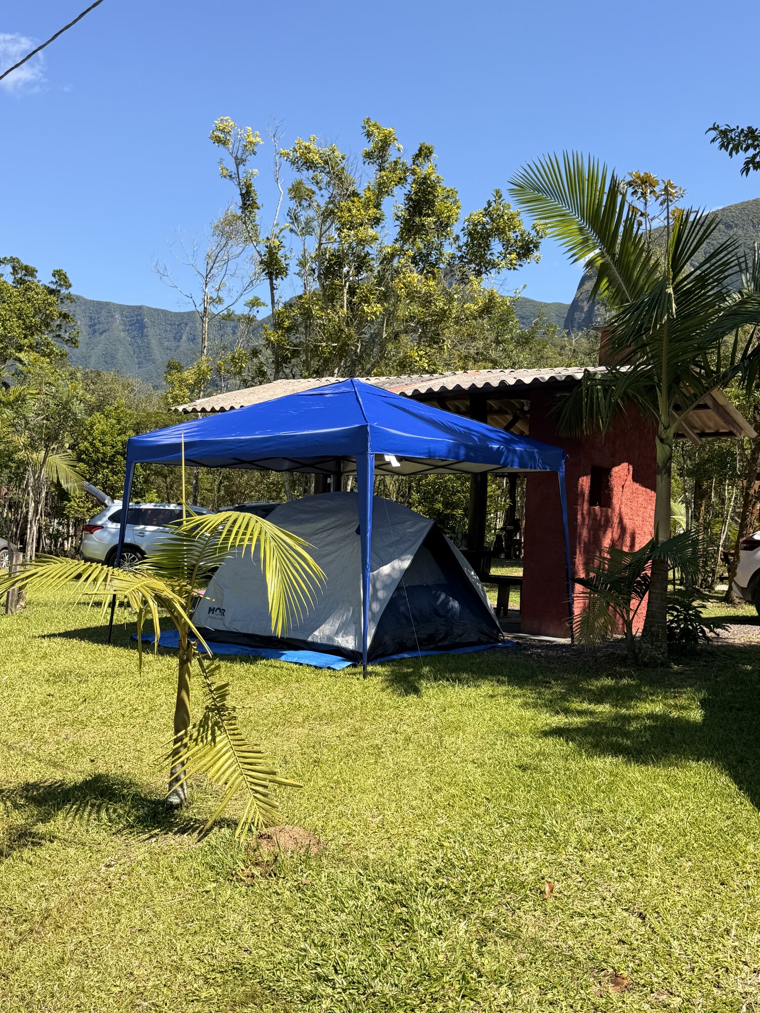 Camping dentro do parque